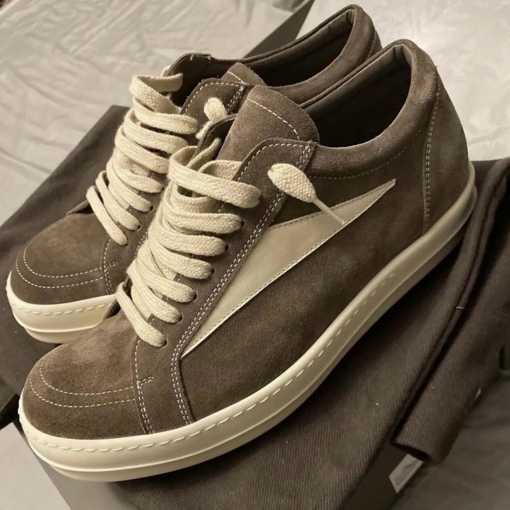 Rick Owens Vintage Sneakers Brown Suede